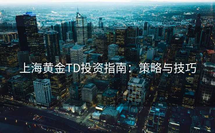 上海黄金TD投资指南：策略与技巧